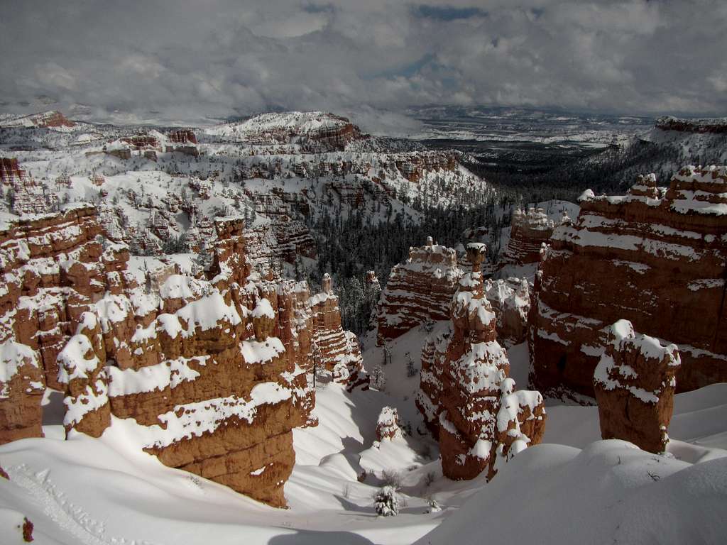 Bryce Canyon in winter -4