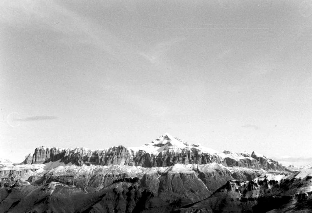 Dolomites ... Sella Group & Piz Boé by Marmolada 1968