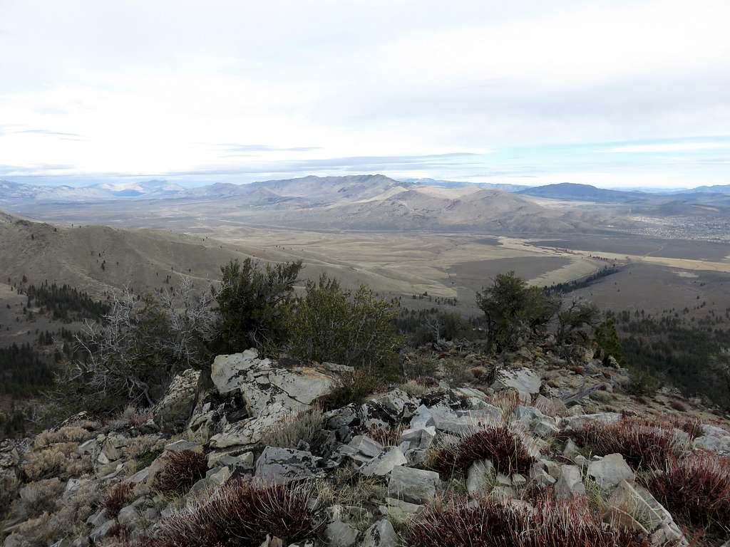 View into Nevada over Long Valley to the Petersen Range