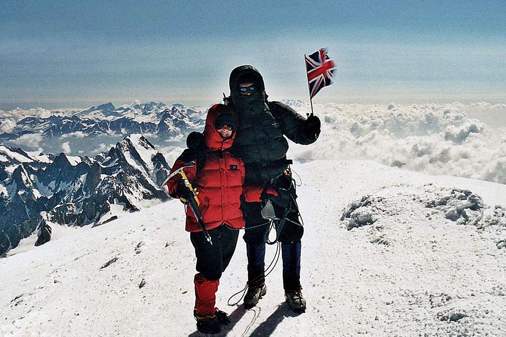 Mont Blanc summit 2002