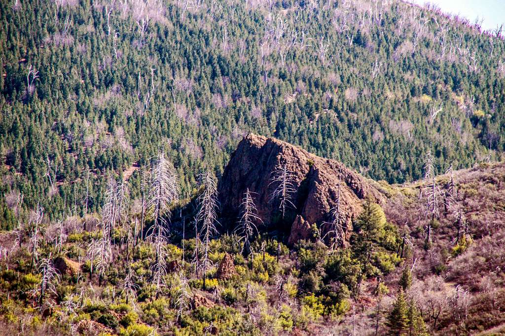 Red Rock from the northwest