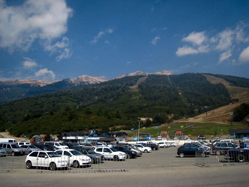 Cerro Catedral parking area