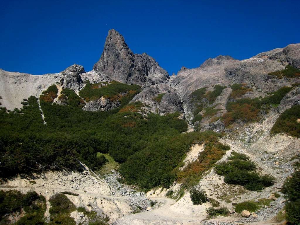 Large rock tower