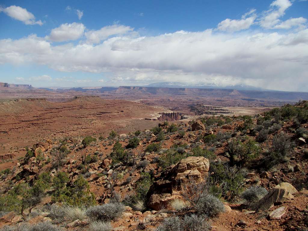 storm over the La Sals