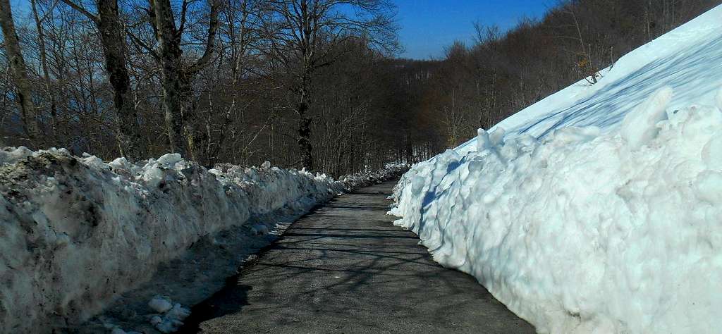 Road conditions (good) - Colle d'Impiso