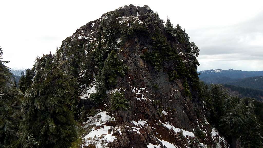 Marble Peak summit block from the east