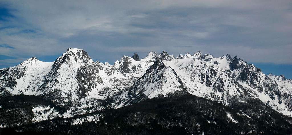 Arrow Peak summit view north
