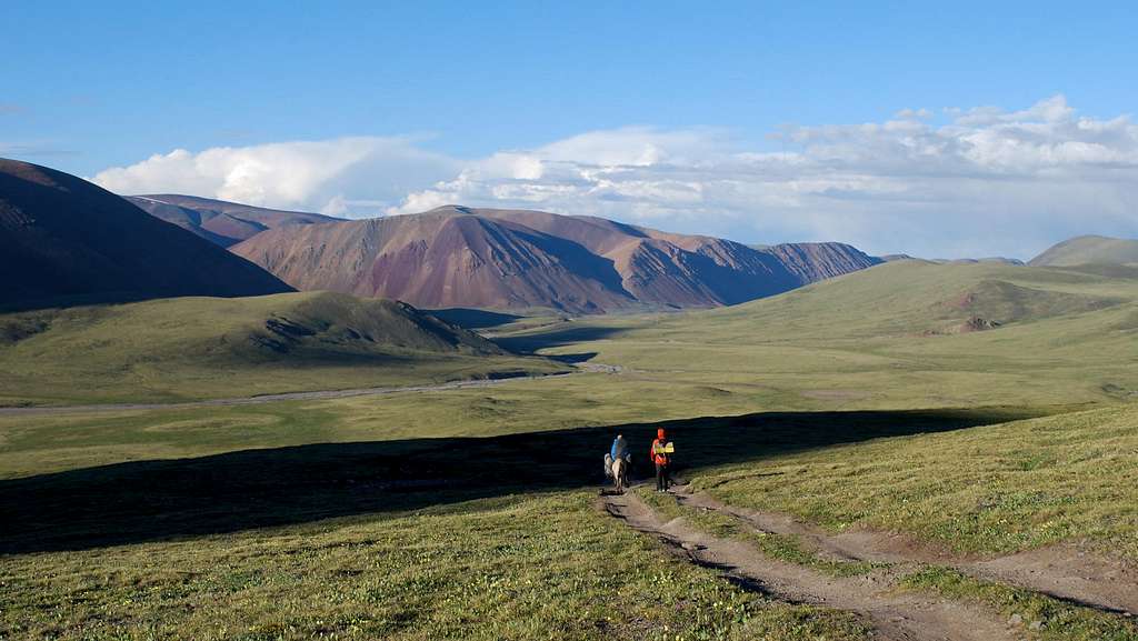 Leaving Altai Tavan Bogd National Park