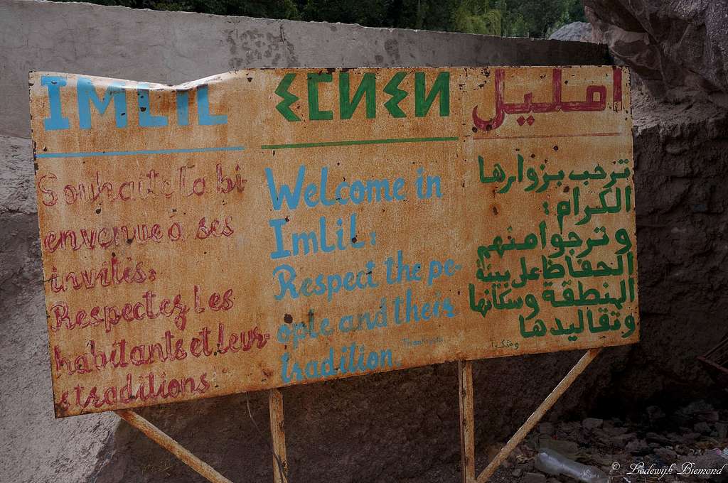 Imlil Sign