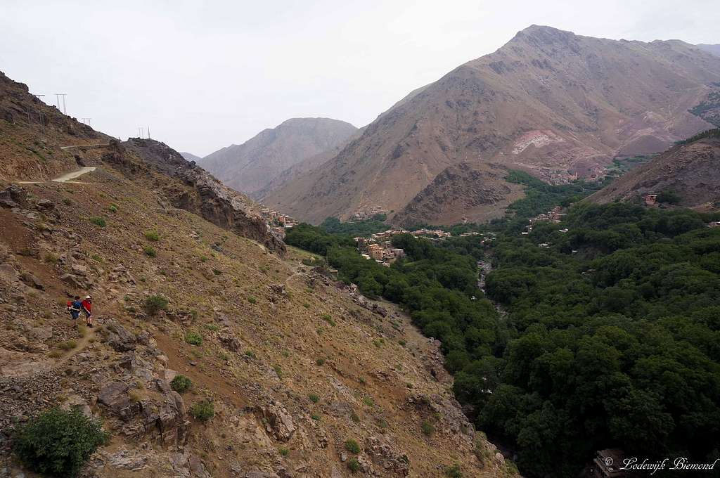 Looking back to Imlil