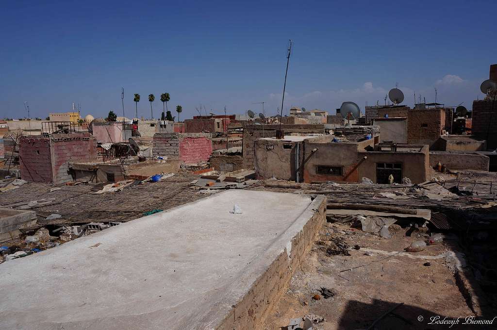 View from our riad over the city