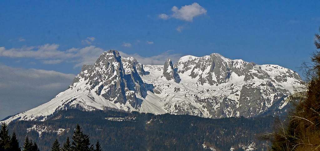 Hochkoenig massif from the east