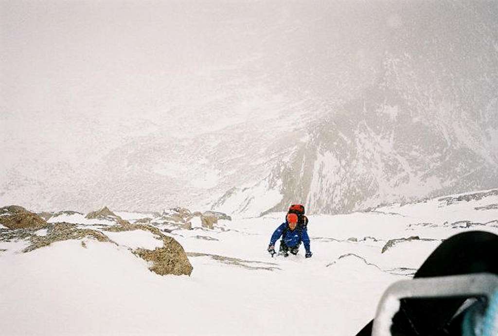 Matt Walsh on the North Face...