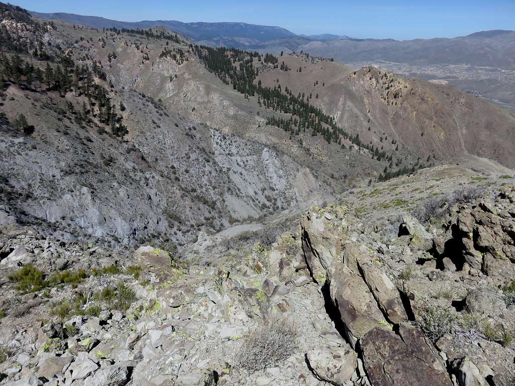 View into Hunter Creek Canyon