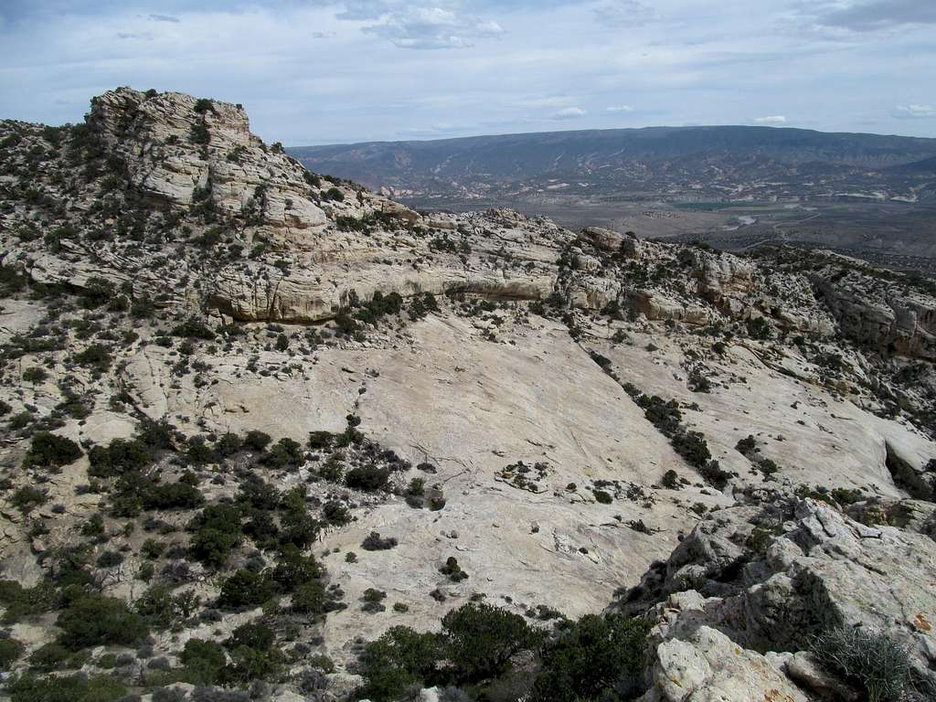 the parallel ridge to the east