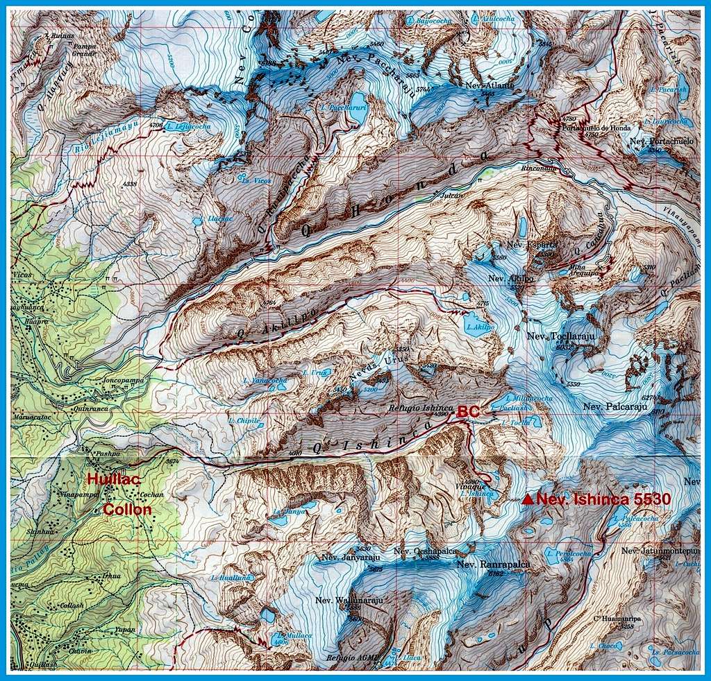 Alpenvereinskarte 03/b Cordillera Blanca Sud