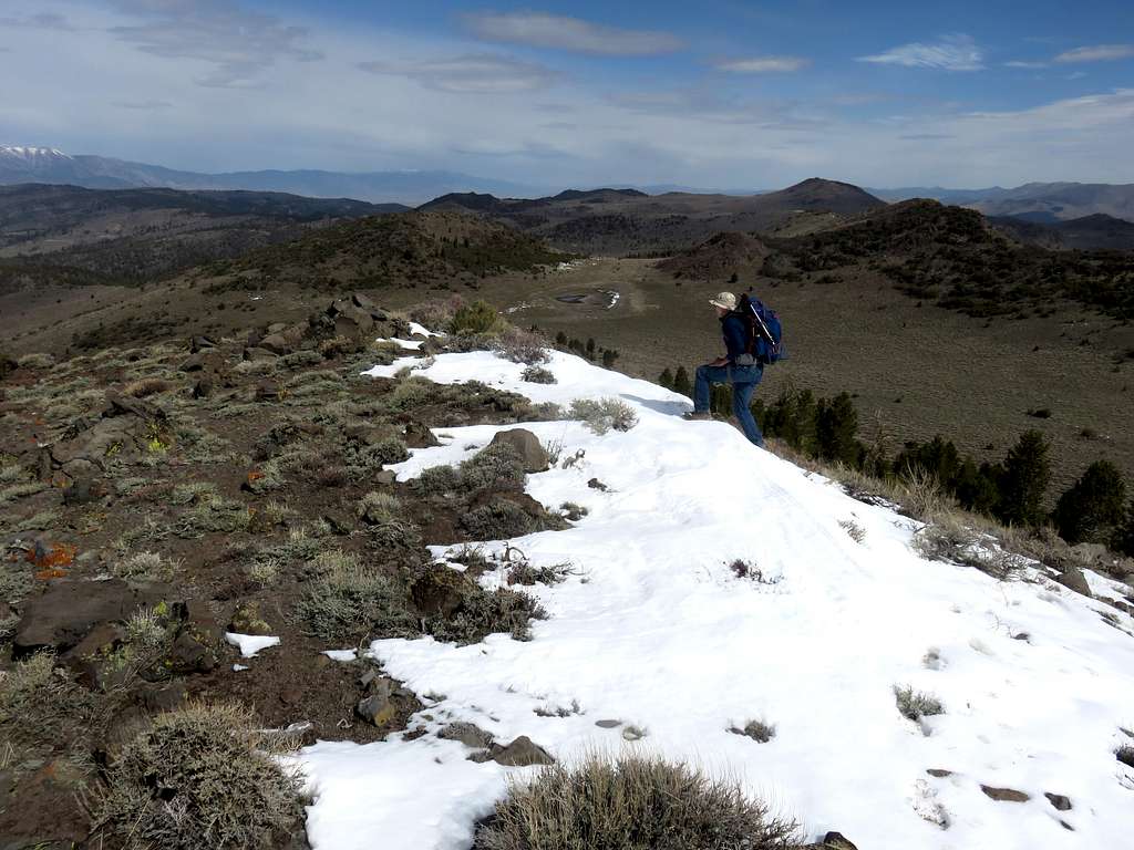 View north from the summit towards Monitor Pass