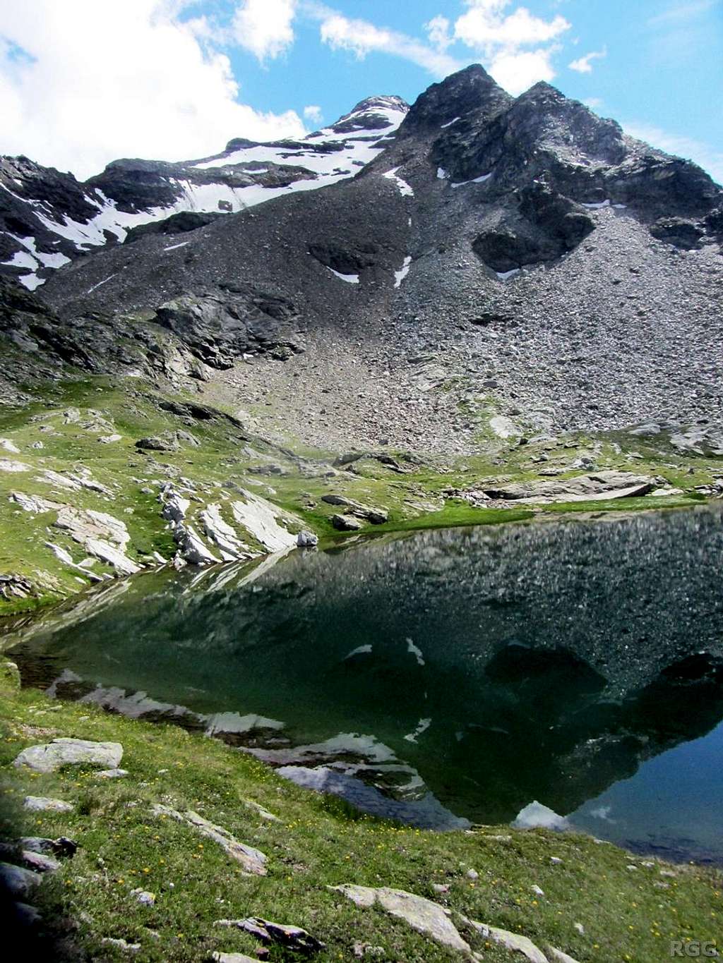 Schneebiger Nock from the Malersee