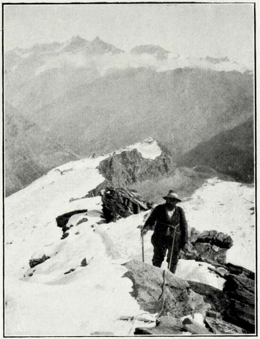 Auguste Gentinetta on the way to the Matterhorn