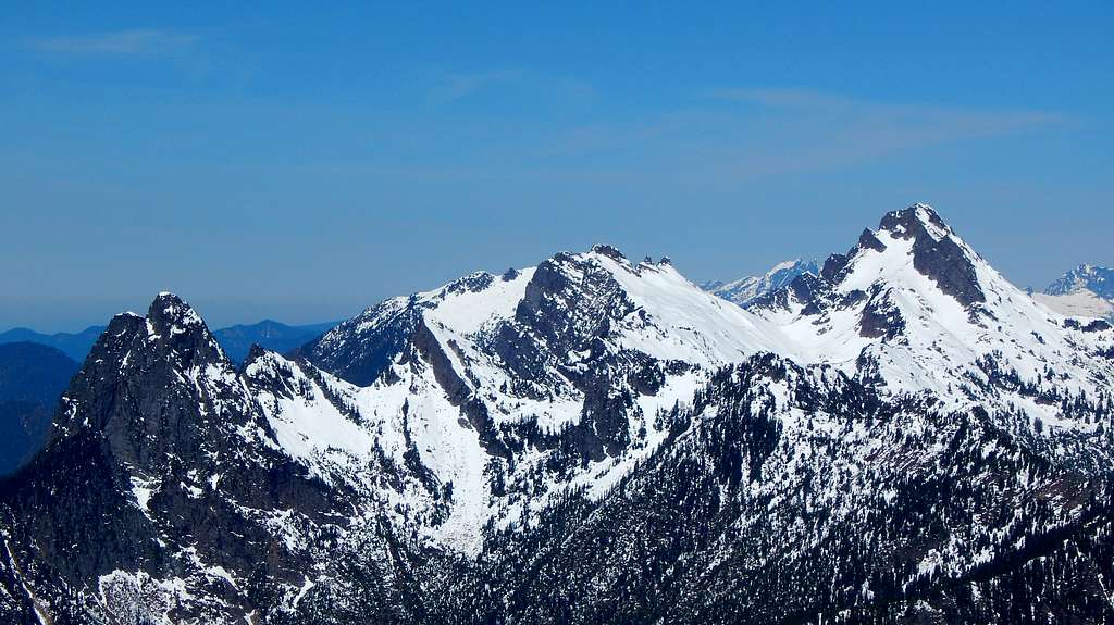 Gothic Basin area from Hubbart Peak
