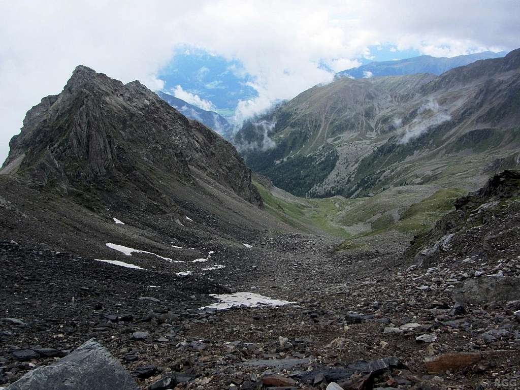 View down the upper Mühlbachtal