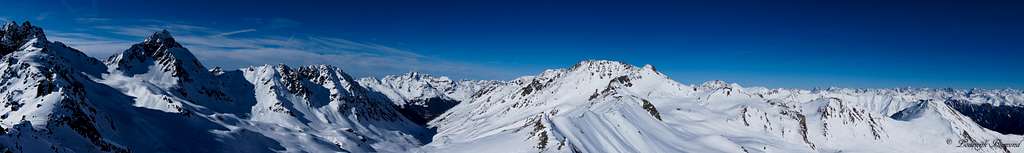 220° Visnitzkopf (2745m) Summit Panorama