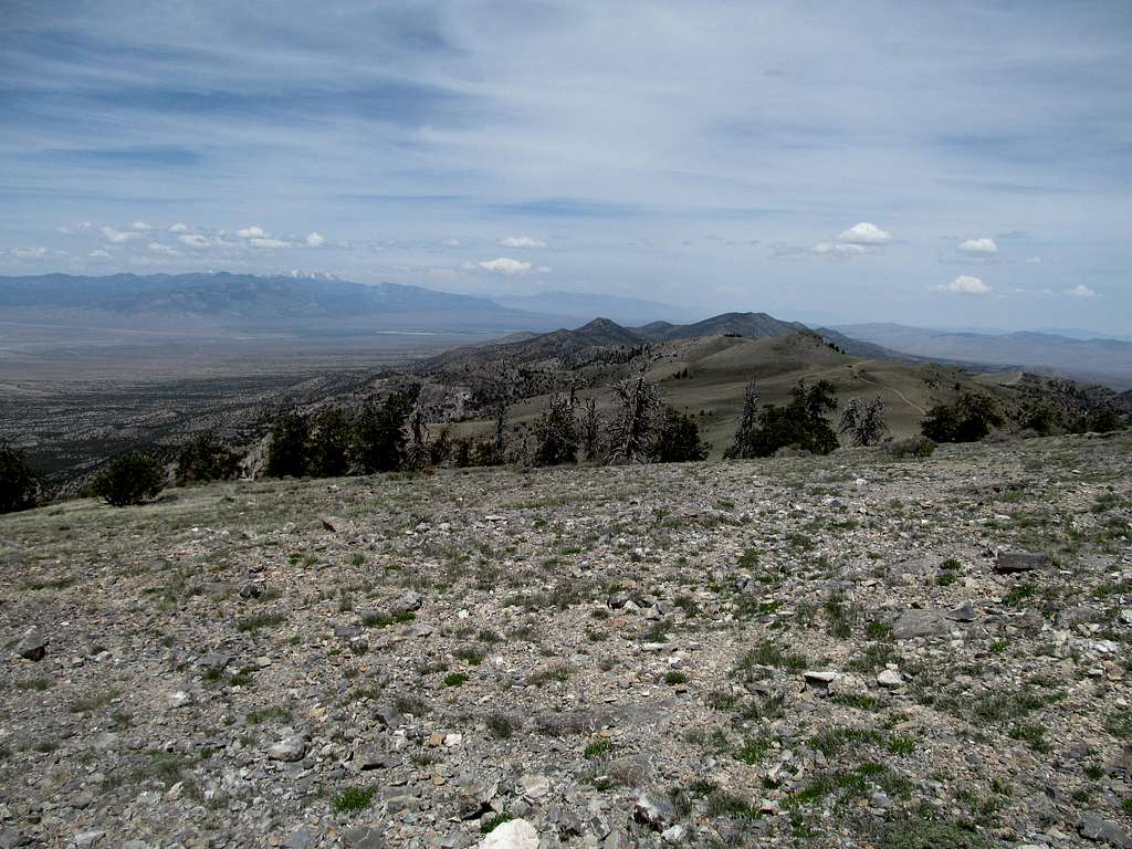 north from the trailhead area