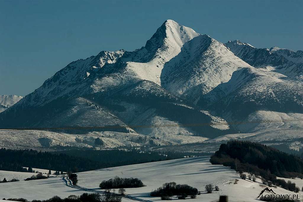 Mt.Krivan from Vychodna