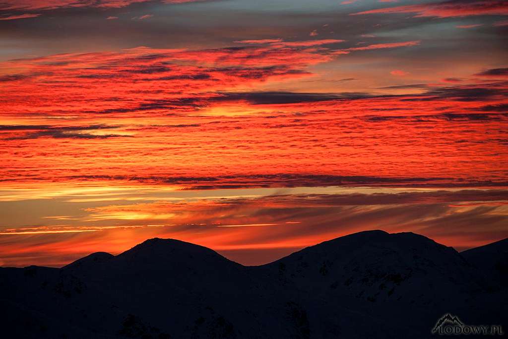 Low Tatra sunset