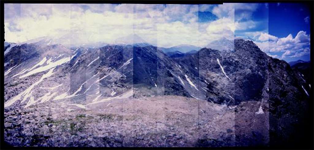 From Grays Peak with a...