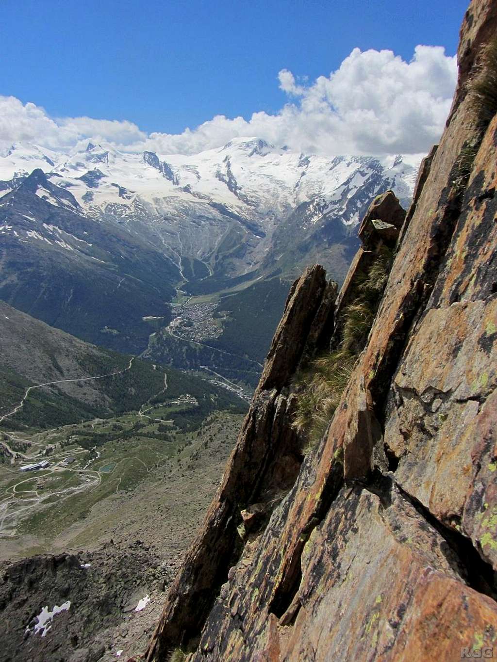 The Mischabel ridge from Alpendürst