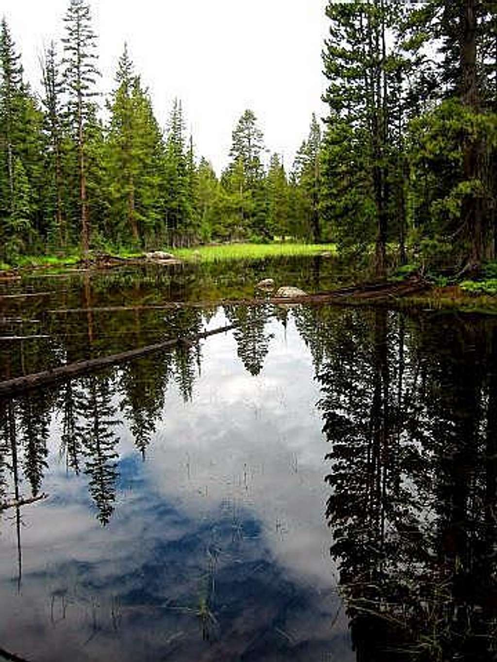 Enroute to the summit. Pond...