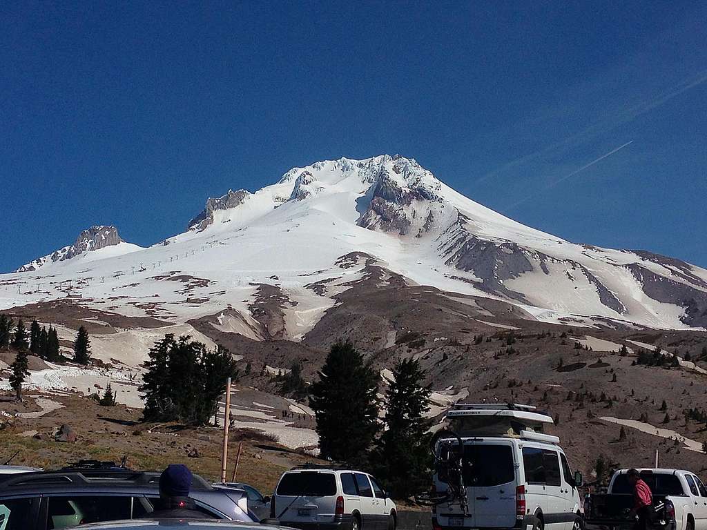 Mt. Hood from Timberline parking lot