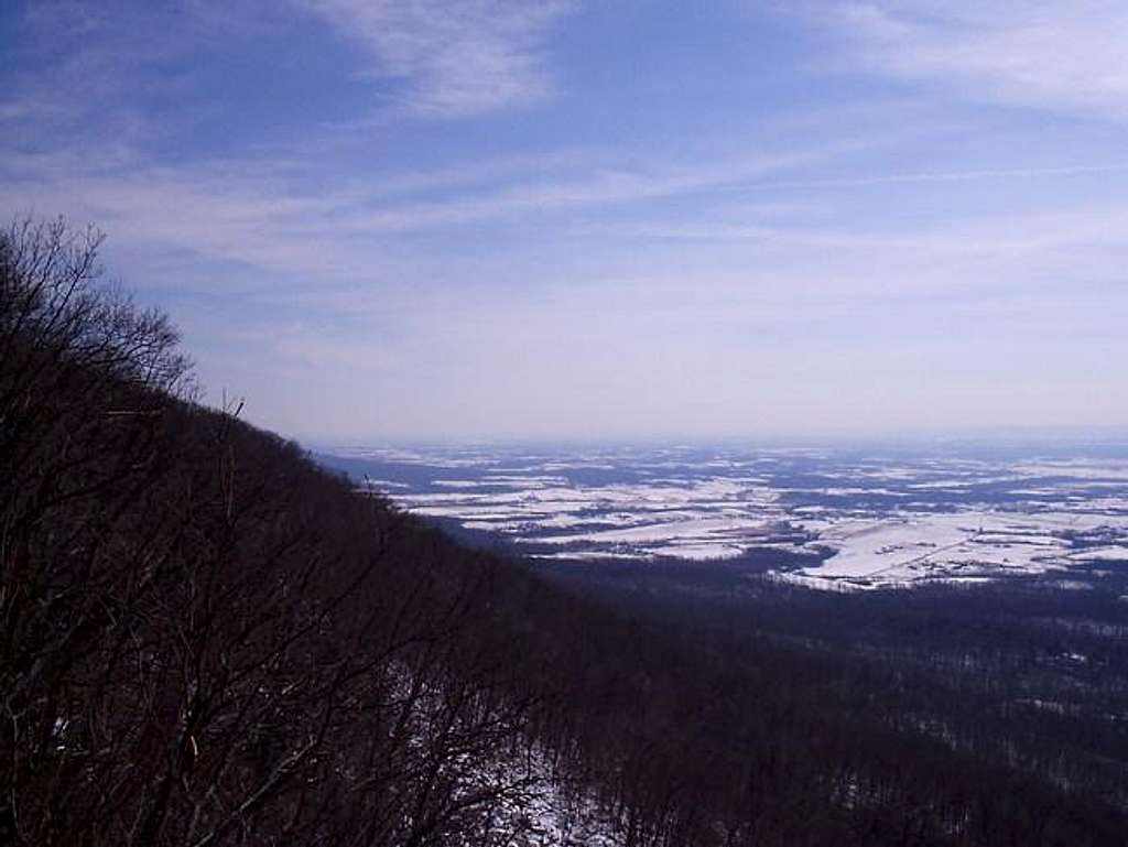 Looking east from the summit....