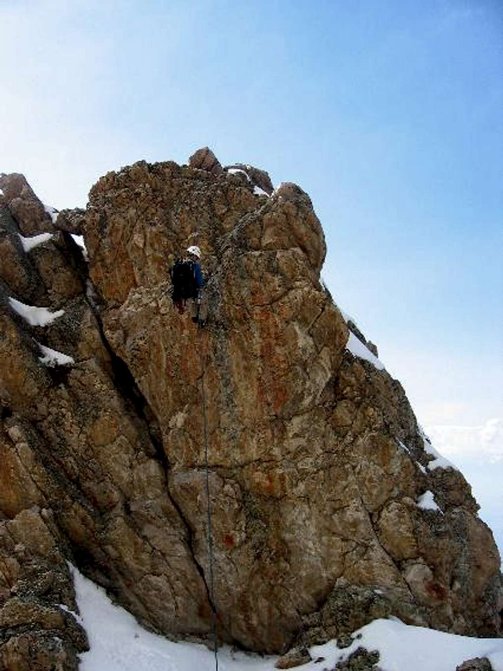  Joseph Bullough rapelling...