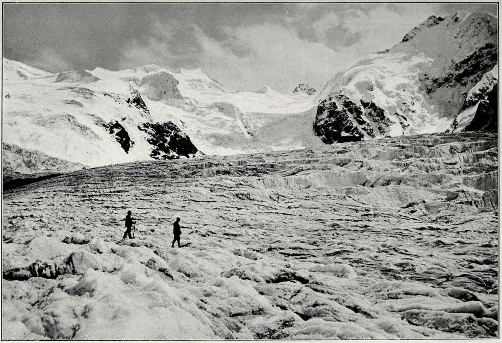 Glacier Morteratsch - Piz Bernina