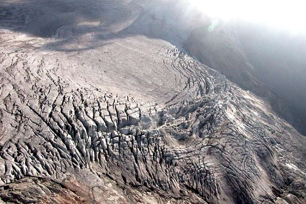 The Adamè glacier tongue.