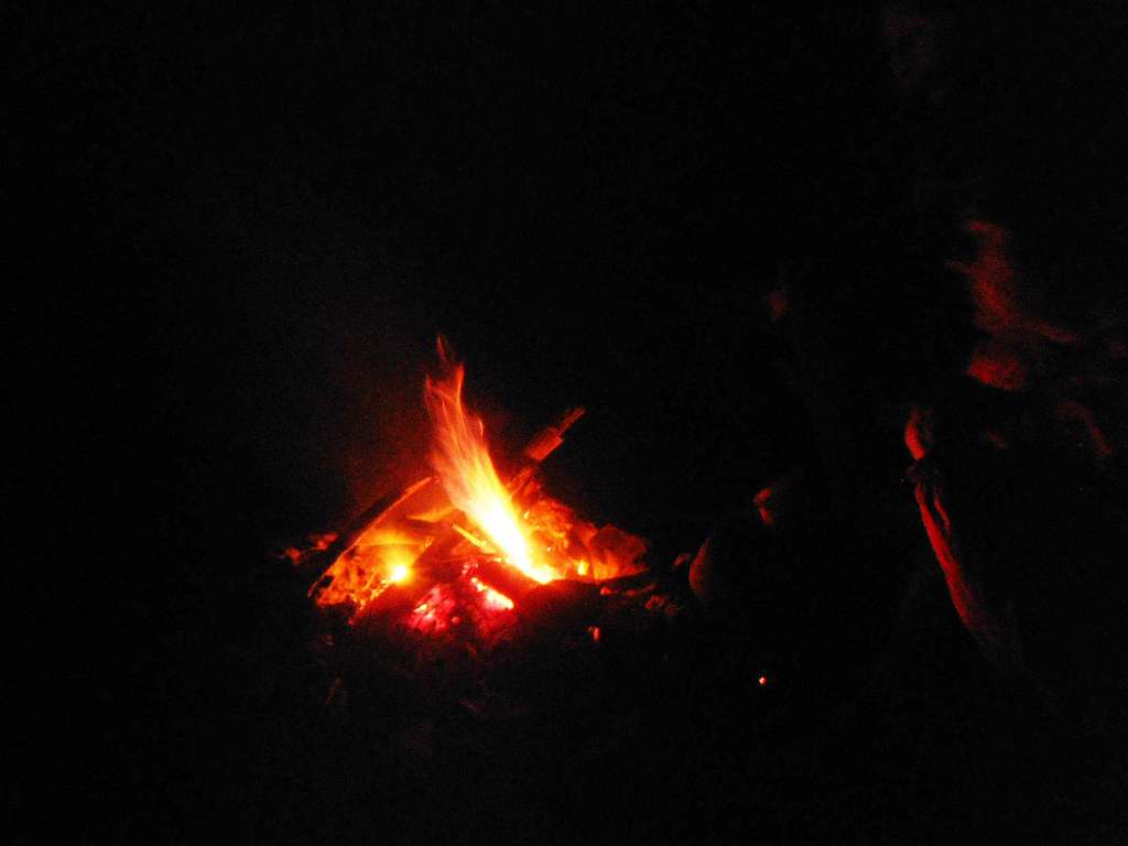 Campfire with Anish