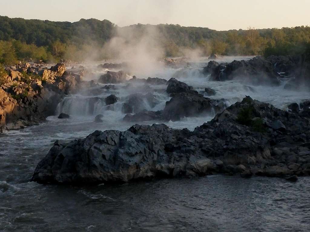Great Falls and Morning Mist