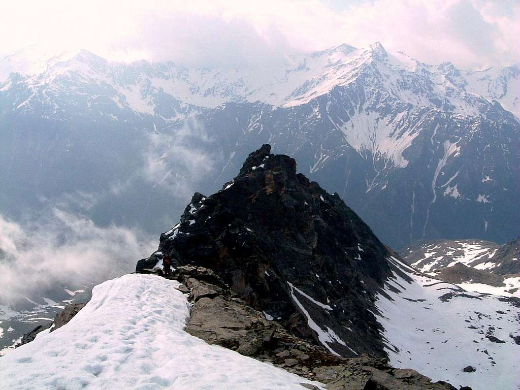 Punta di Lasa - Orgelspitze summit ridge