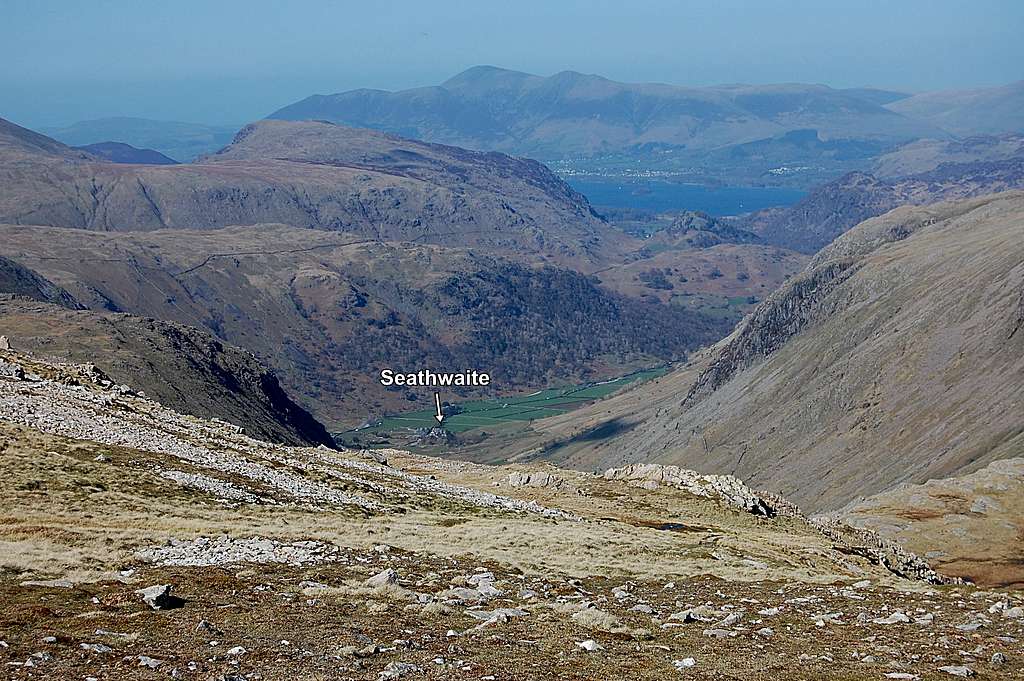 Descent from Scafell Pike