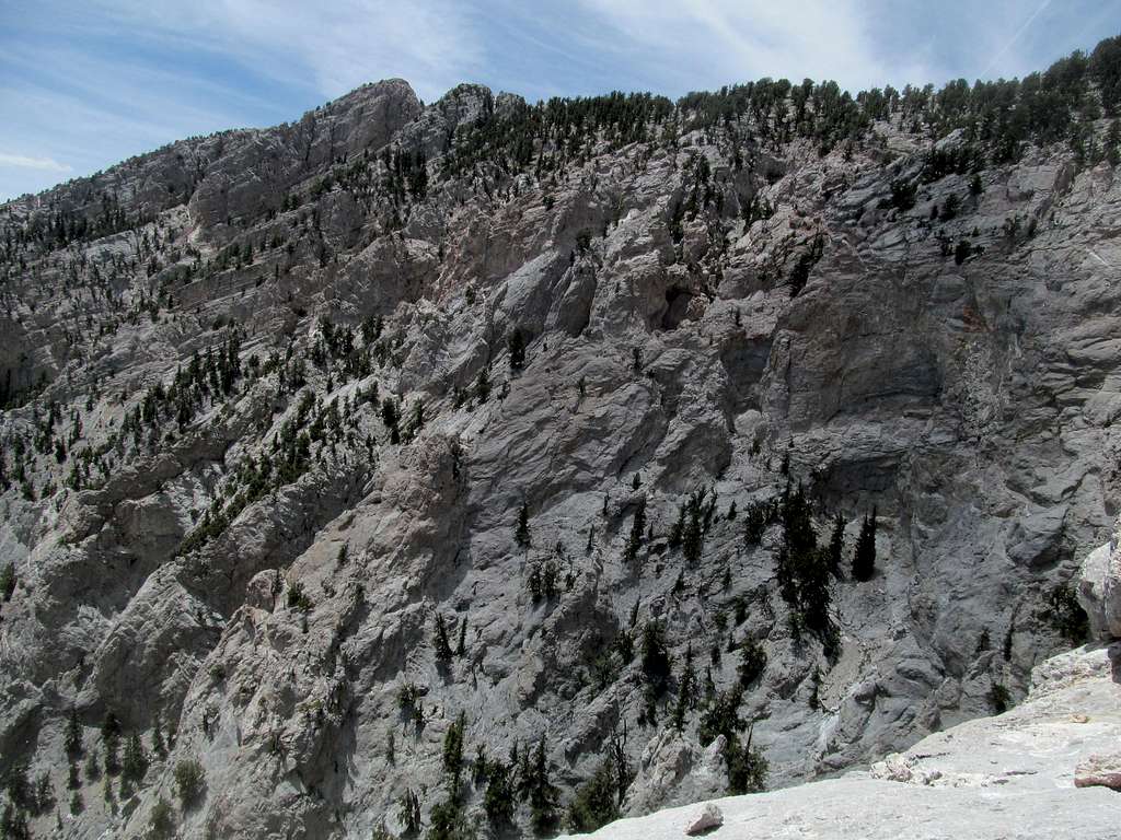 complex cliffs of the Grant Range