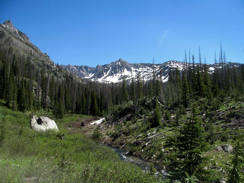 first glimpses of the high ridges