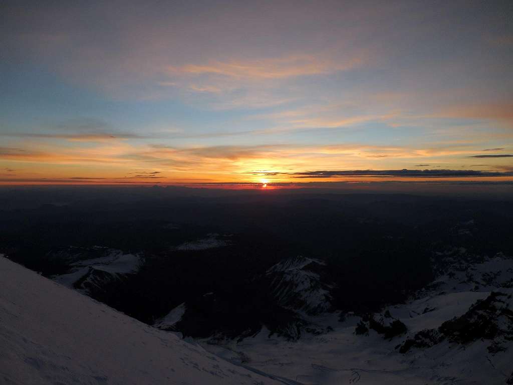 Sunrise on Rainier
