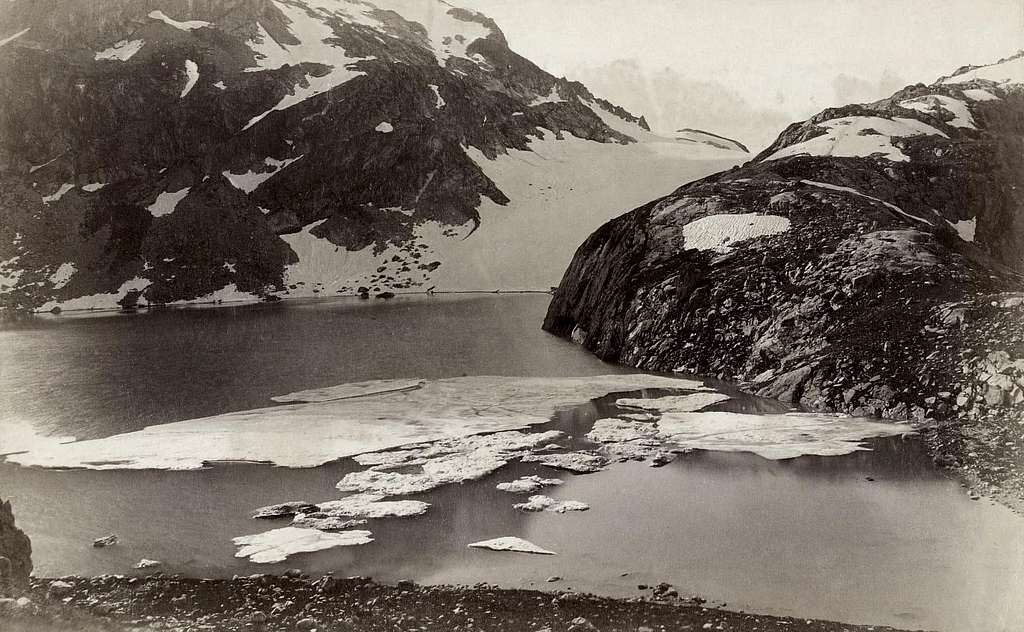 Lac glacé, col Klukhor