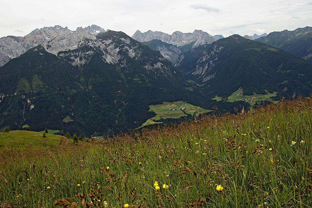 Carnic Alps from Auf der Mussen