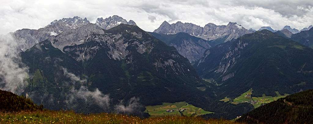 Carnic Alps from Schatzbuehel