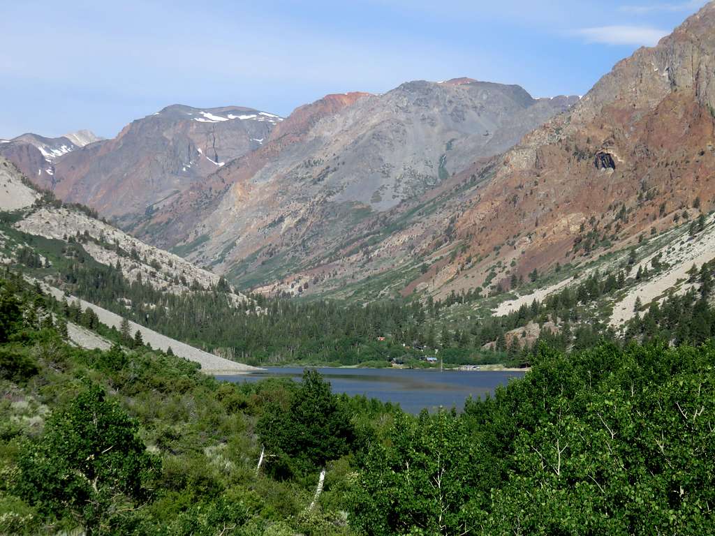 View west from just above Lundy Lake