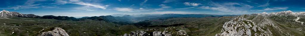 360° Summit Panorama Monte Bolza eastern summit