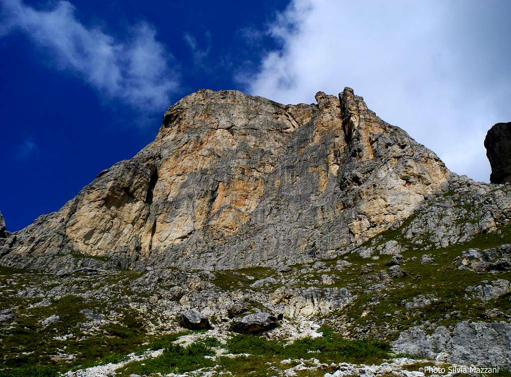 First Sella Tower South face